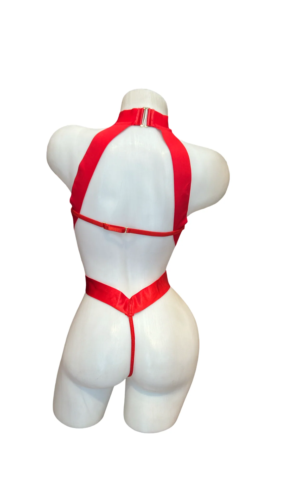Bodysuit with Underwire Red - Image 2