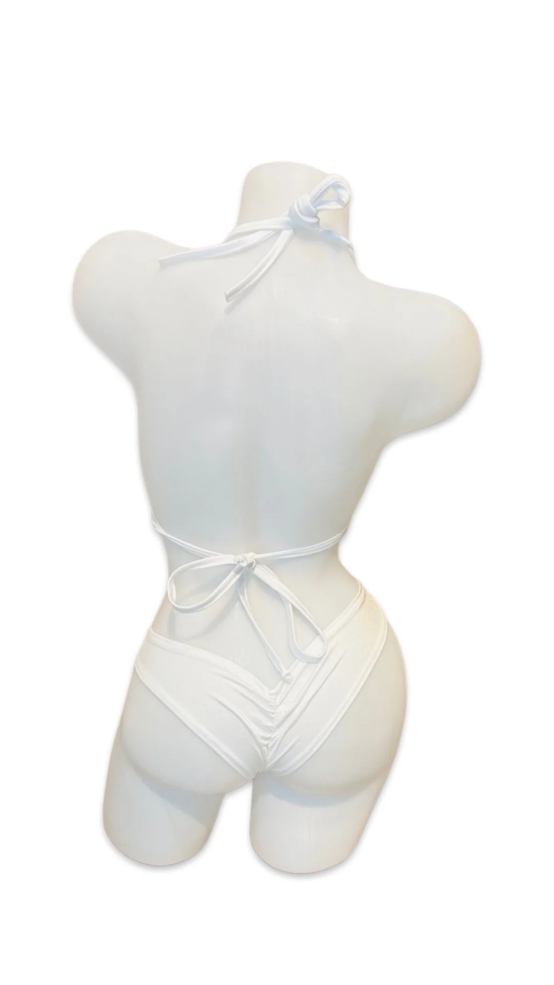 Booty Short Bikini Set - White - Image 2