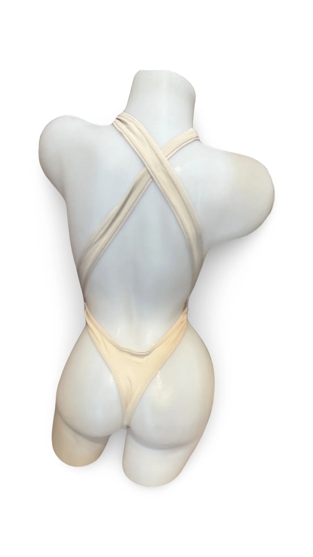 Criss Cross Sling Shot - Nude - Image 2
