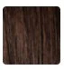 Extra Long Medium Curl Wig with Bangs - Medium Dark Brown - Image 3