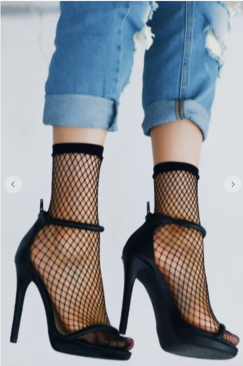 Fishnet Socks Black - Image 2