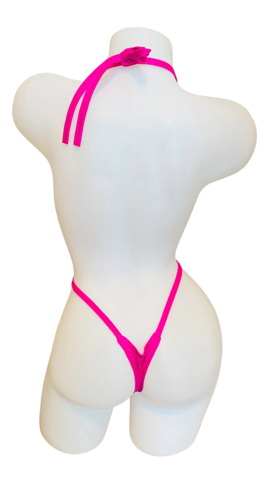 Foil Slingshot Bikini - Pink - Image 2