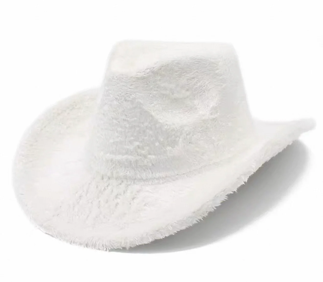 Fur Cowboy Hat White