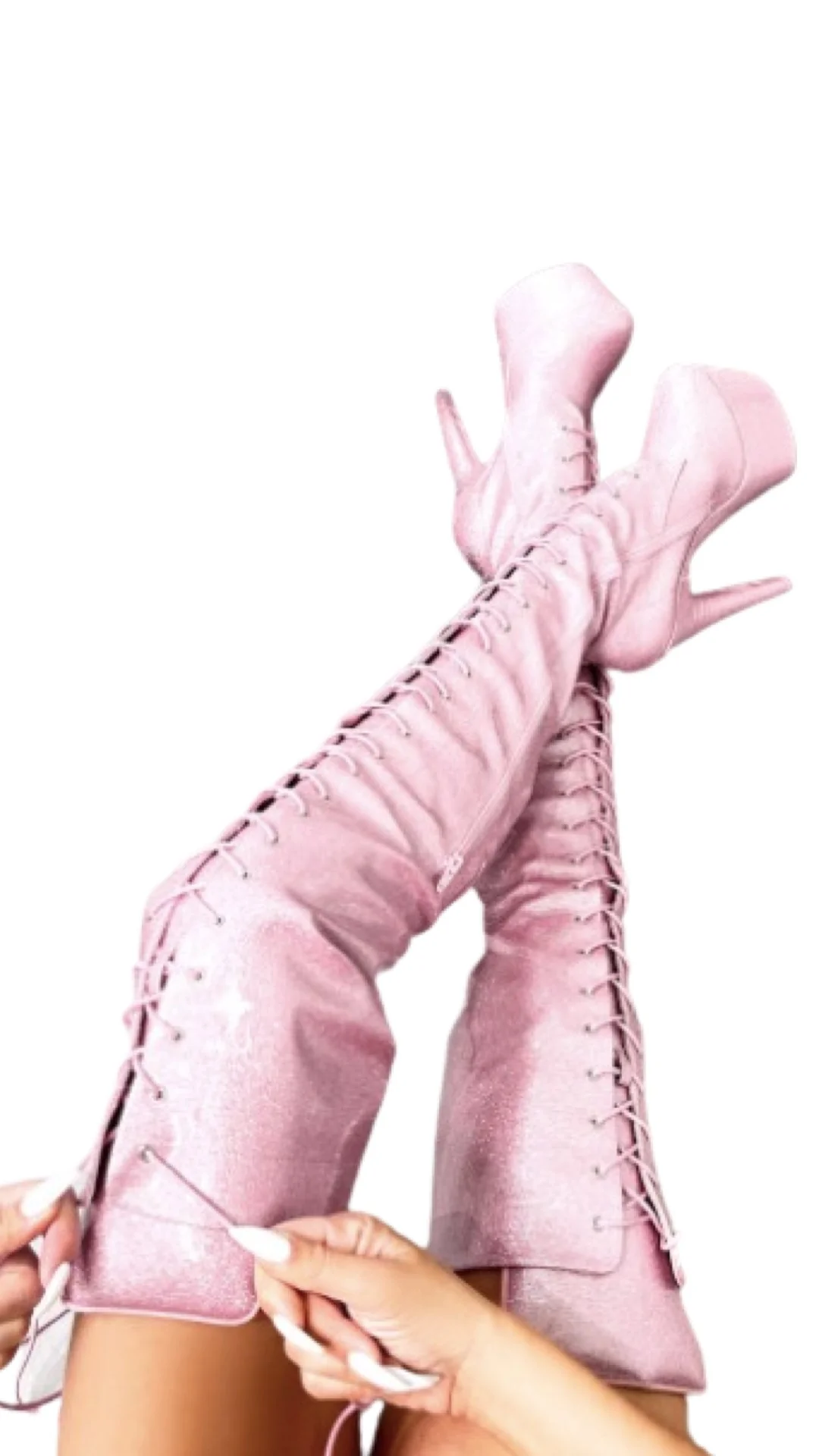 Hella Heels: Glitterati Thigh HIgh Sugar Baby 7" - INSTORE - Image 2
