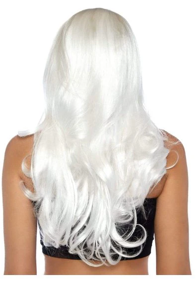 Long Wavy Wig - UV White - Image 2