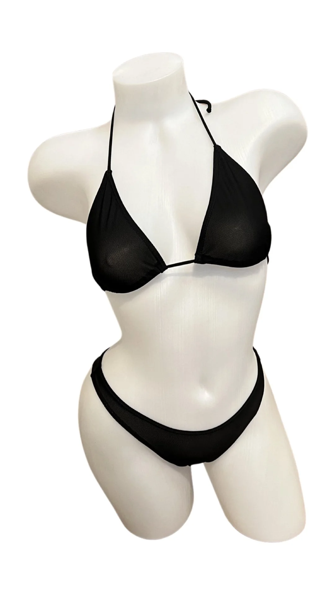 Mesh Bikini Black
