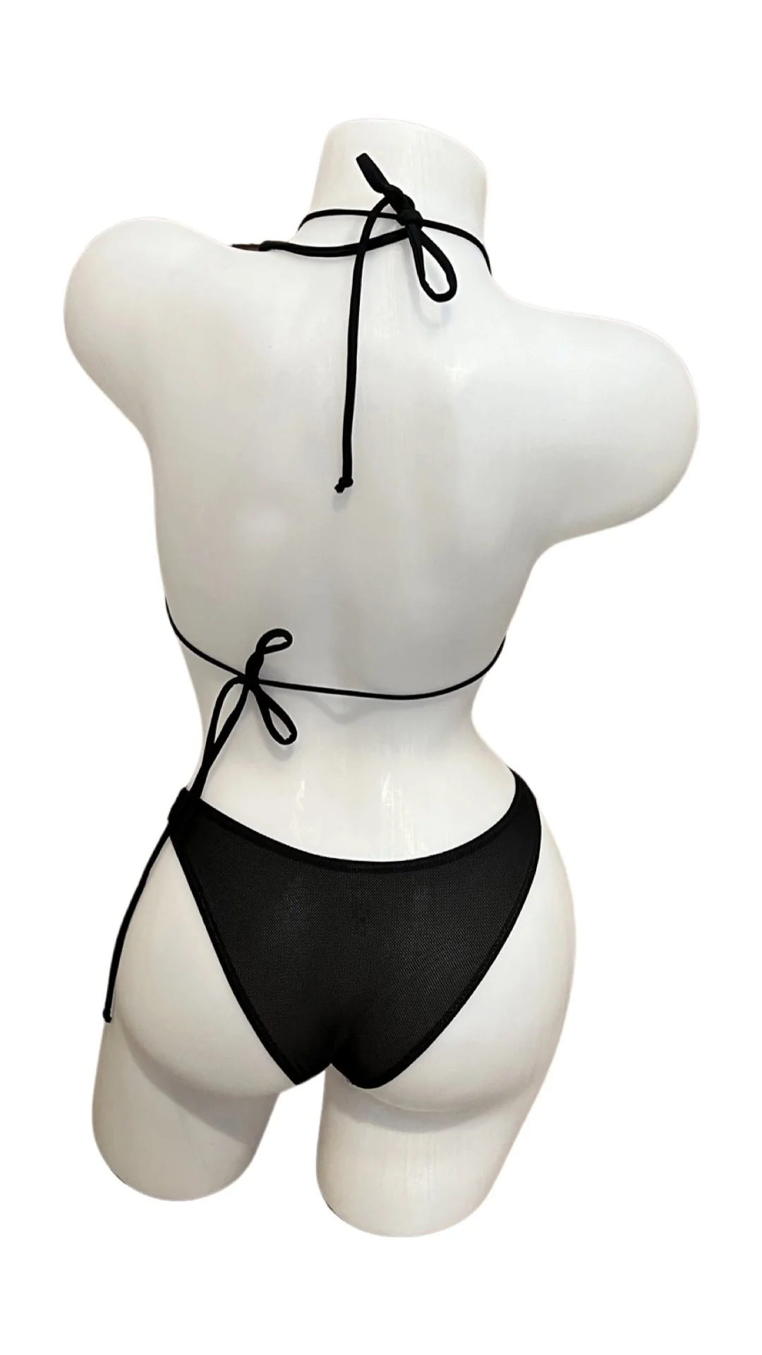 Mesh Bikini Black - Image 2