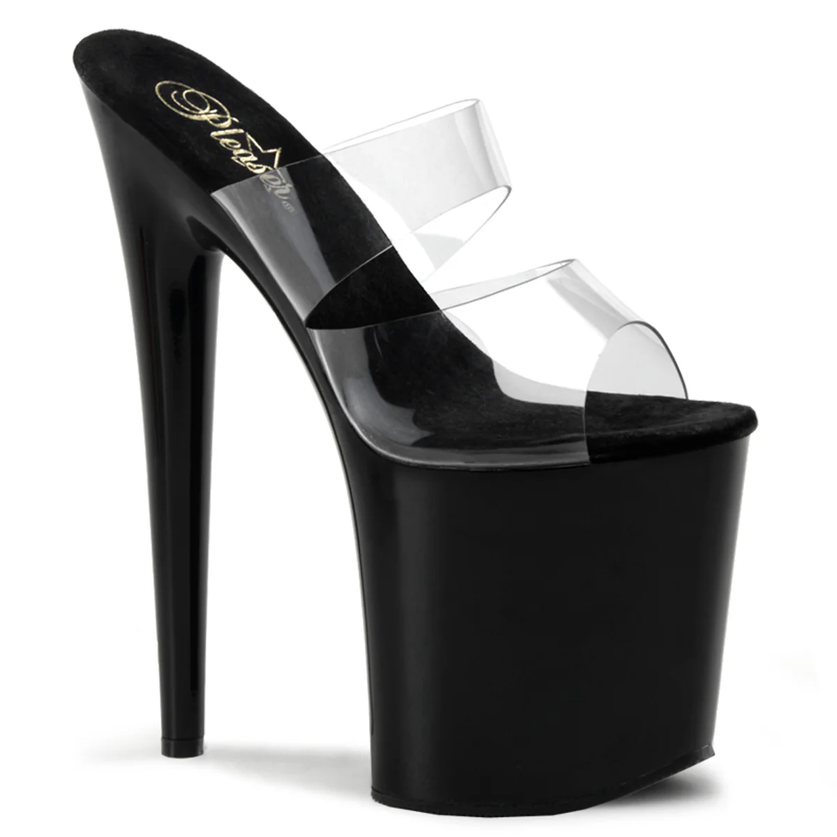 Pleaser Flamingo 802 Clear/Black