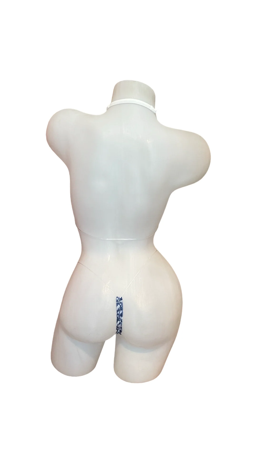 Rhinestone Micro Bikini - Design Blue - Image 2