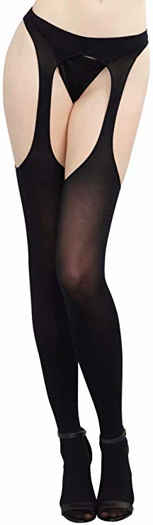 Semi Opaque Suspender Pantyhose