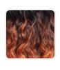 Shoulder Length Tight Curl Lace Front Wig - Bronze - Image 2