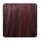 Shoulder Length Tight Curl Lace Front Wig - Burgundy - Image 2