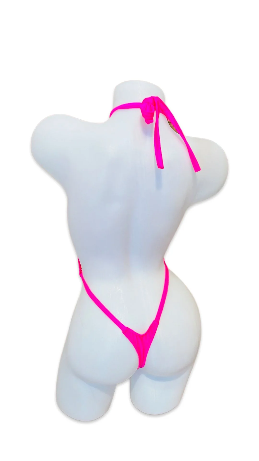 Slingshot Bikini - Neon Pink - Image 2