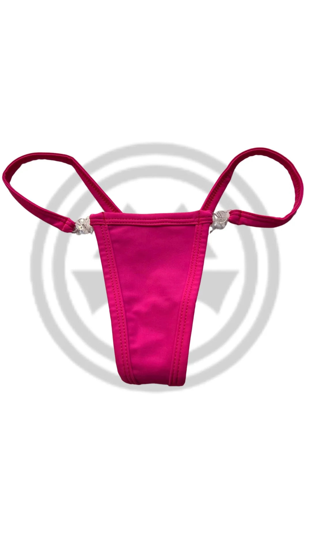 Thin Clip G-String - Hot Pink