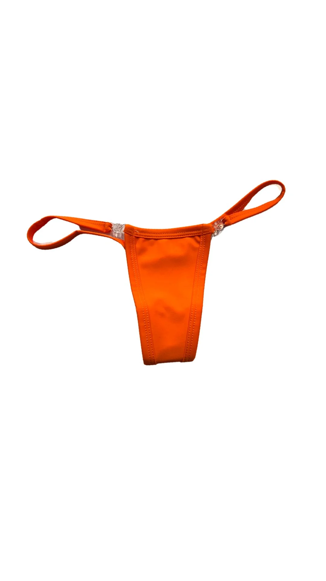 Thin Clip G-String - Orange