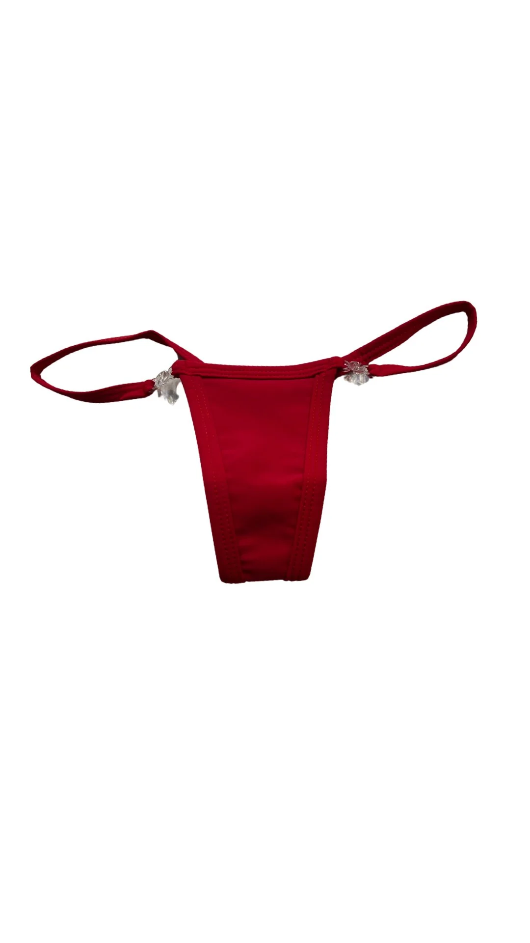 Thin Clip G-String - Red