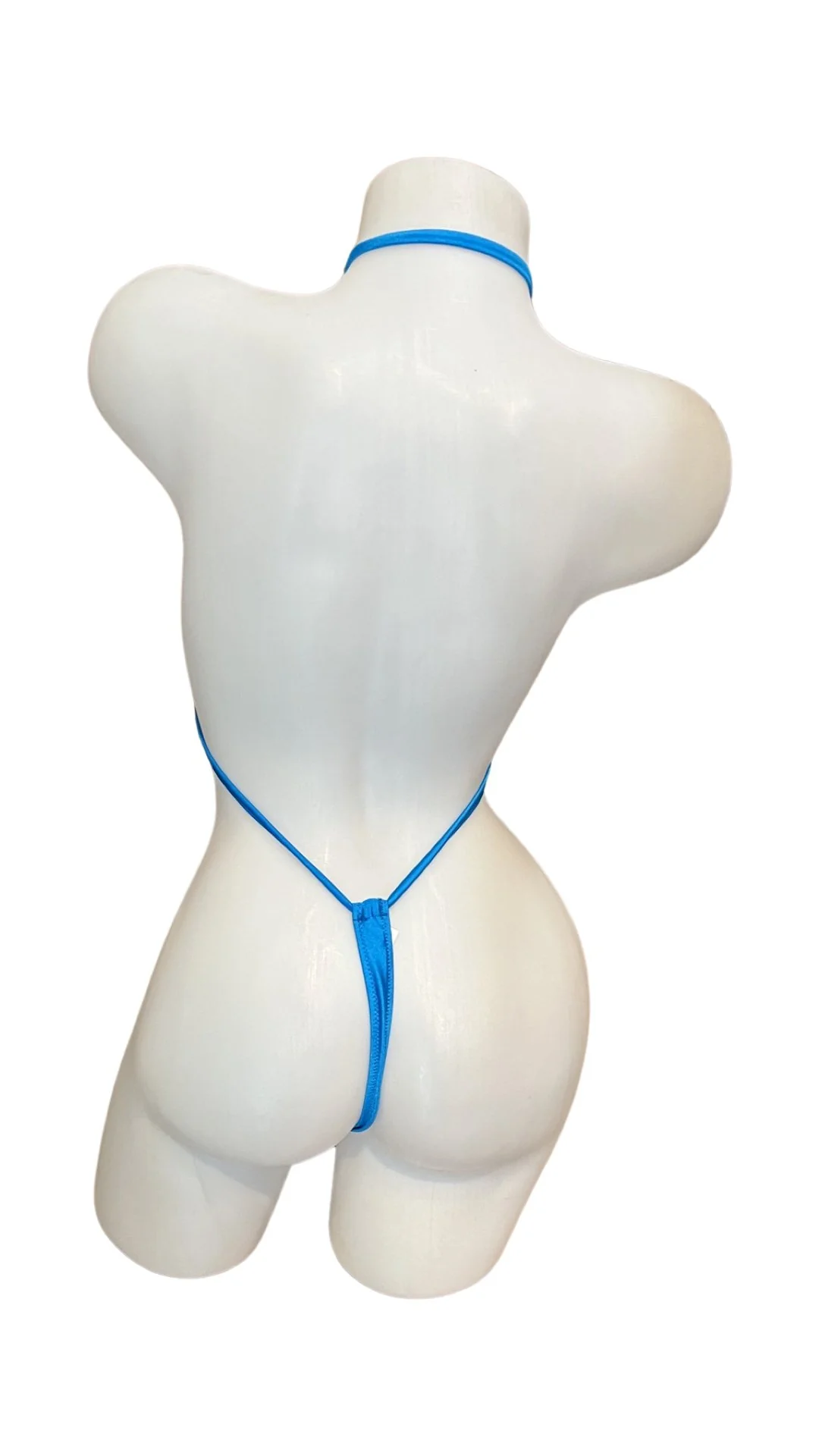 Thong Bodysuit - Turquoise - Image 2