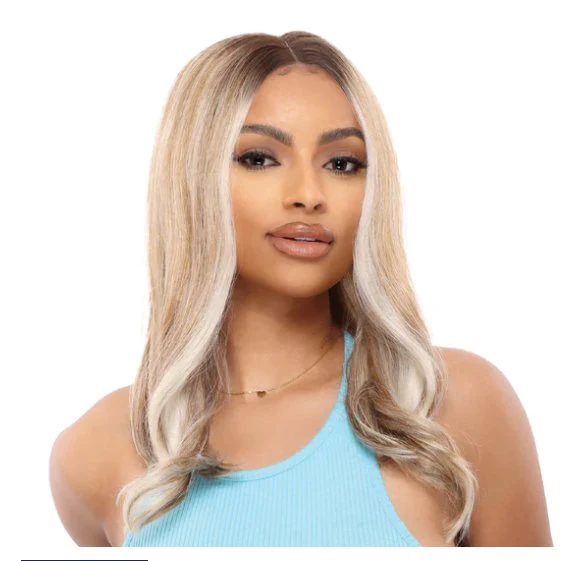 Transparent Lace Shoulder Length Lace Wig - Dark Jade - Image 2