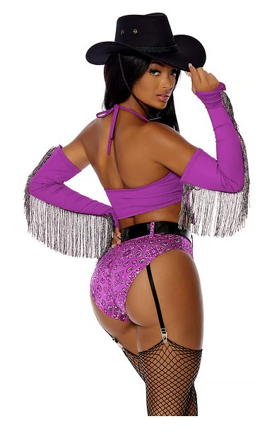 Western Showdown Cowgirl Costume - Image 2