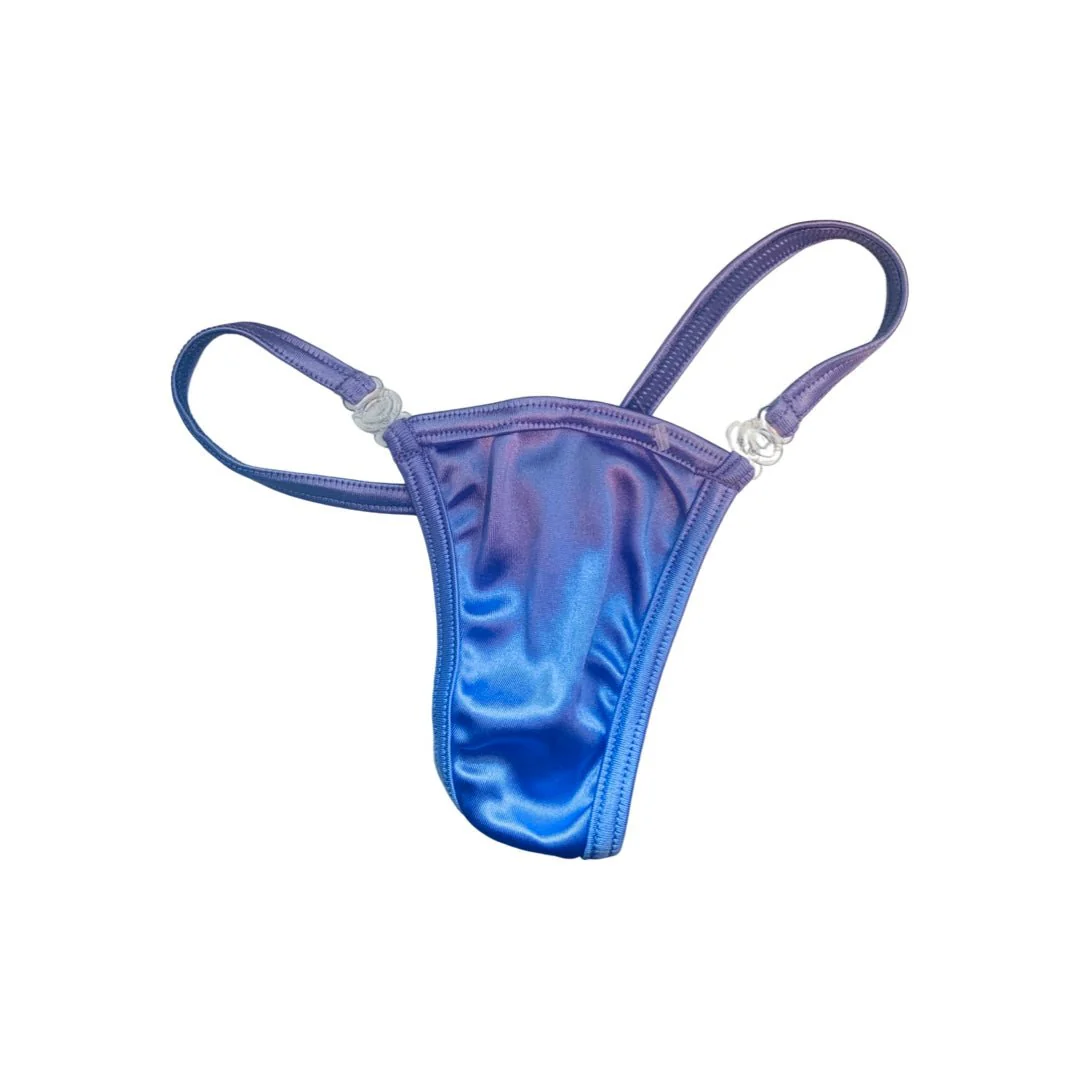 Y-Back G-String with Clips - Lavender