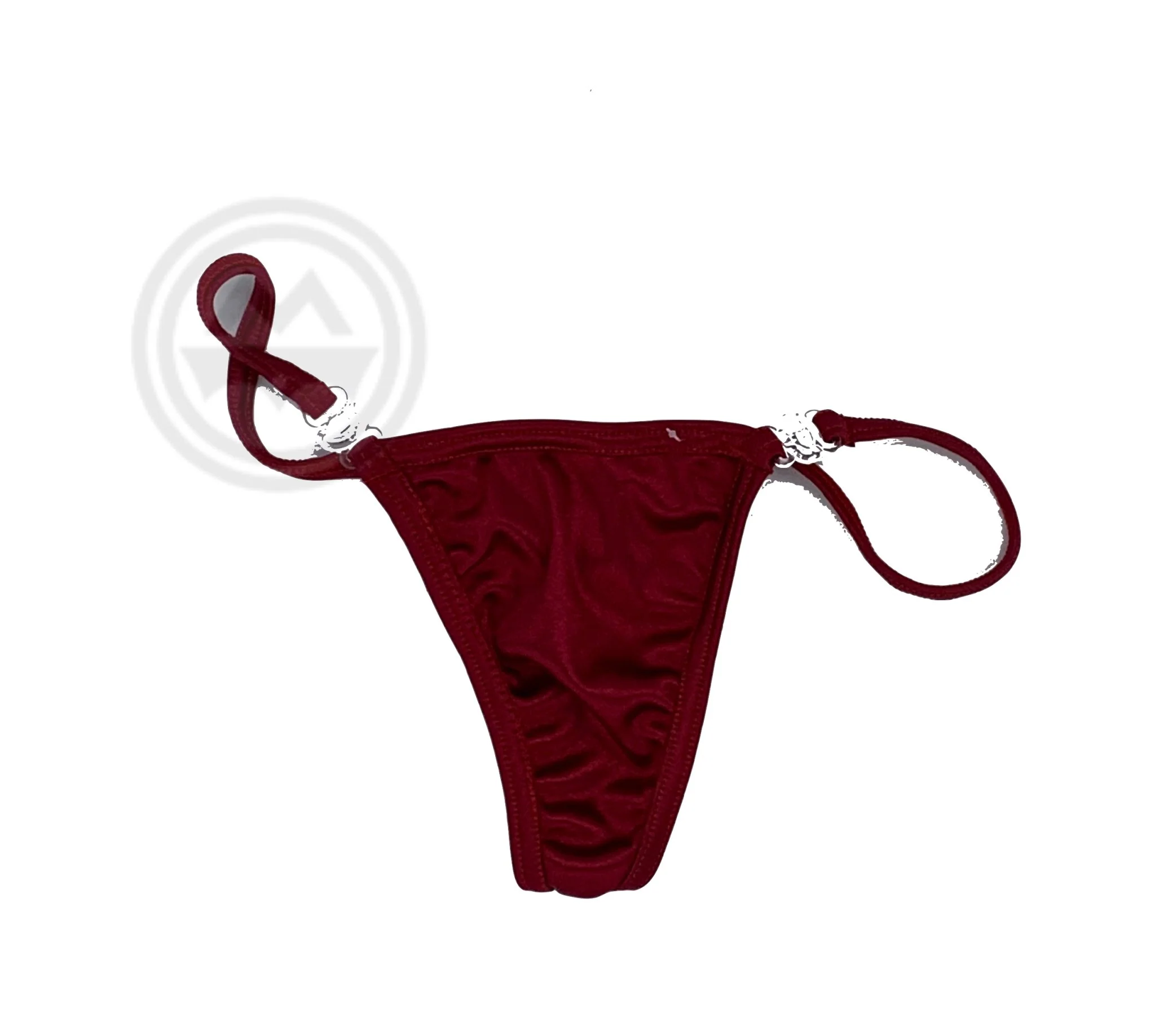 Y-Back G-String with Clips - Red