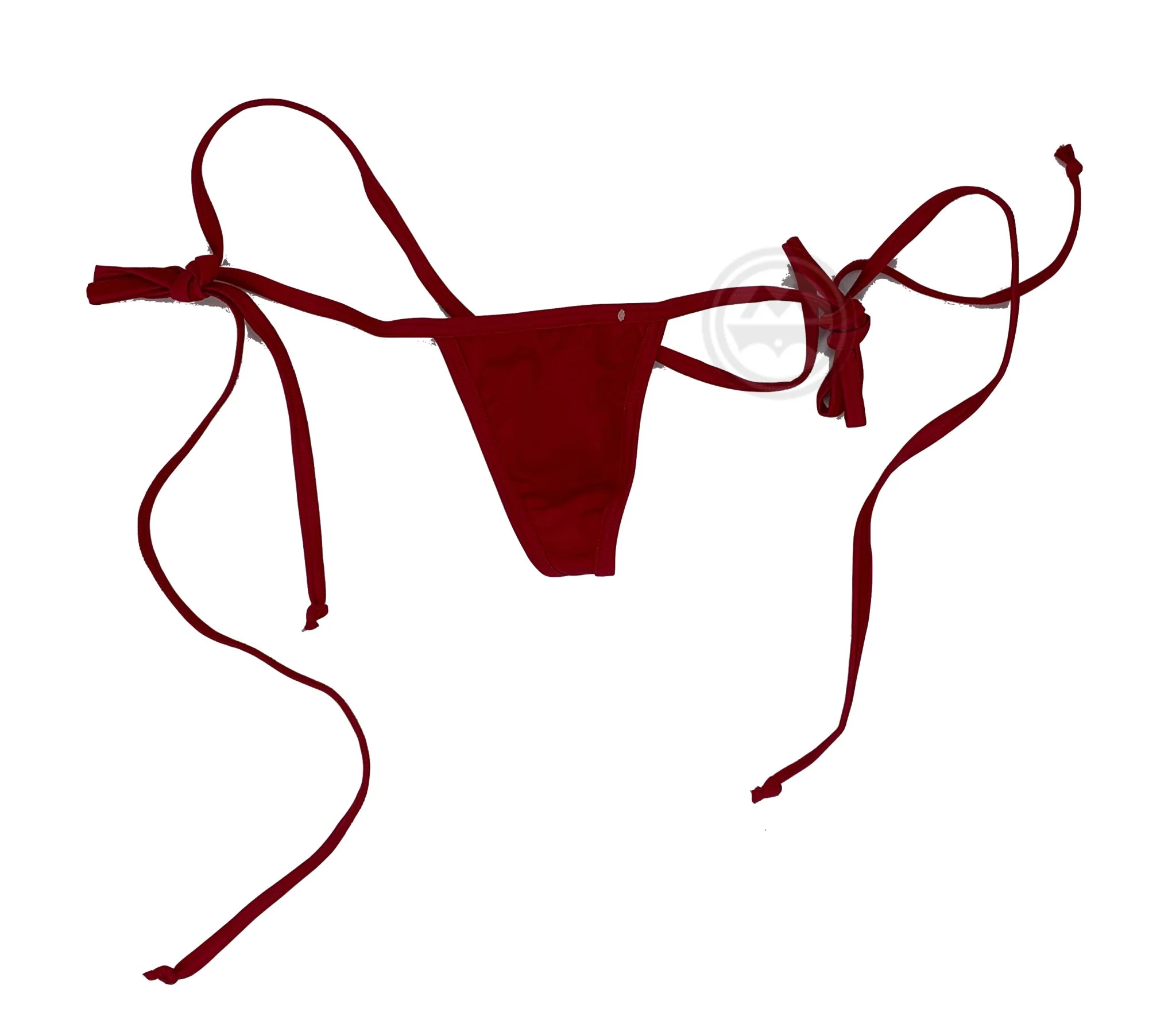 Y-Back G-string with Side Ties - Red